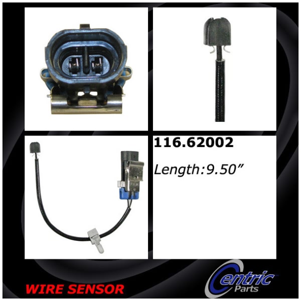 Centric Rear Brake Pad Sensor 116.62002