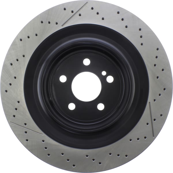 Centric SportStop Drilled and Slotted 1-Piece Rear Brake Rotor 127.35121