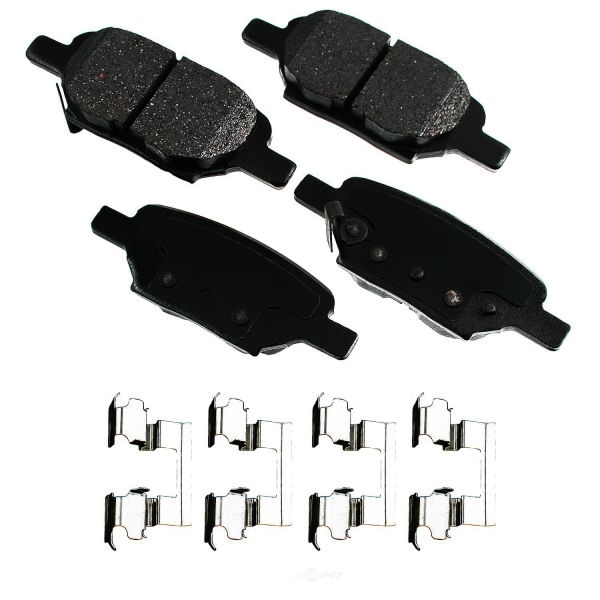 Akebono Pro-ACT™ Ultra-Premium Ceramic Rear Disc Brake Pads ACT1033