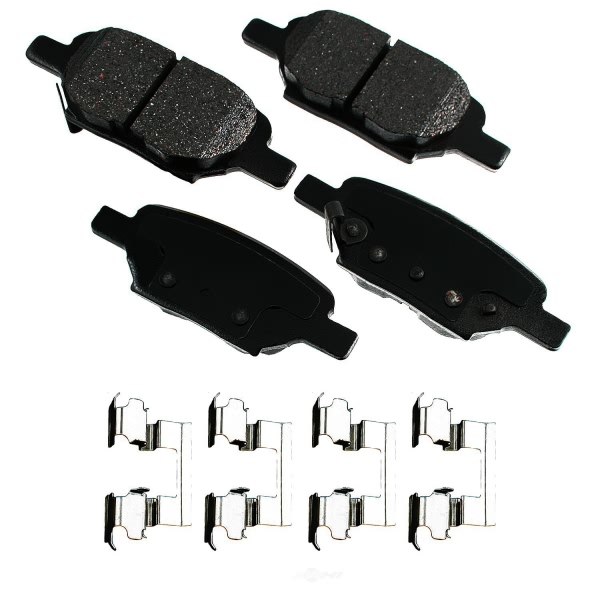 Akebono Pro-ACT™ Ultra-Premium Ceramic Rear Disc Brake Pads ACT1033