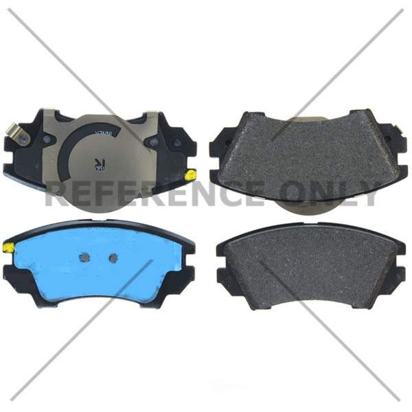 Centric Posi Quiet™ Extended Wear Semi-Metallic Front Disc Brake Pads 106.14040