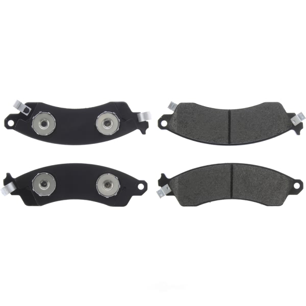 Centric Posi Quiet™ Extended Wear Semi-Metallic Front Disc Brake Pads 106.04120