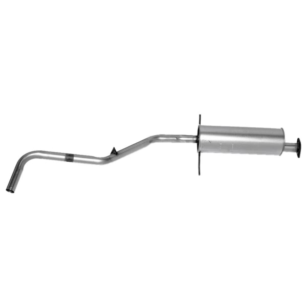 Walker Quiet Flow Stainless Steel Round Aluminized Exhaust Muffler And Pipe Assembly 46922