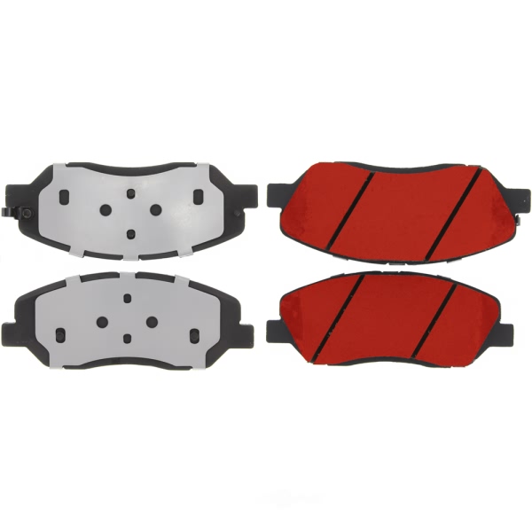 Centric Posi Quiet Pro™ Ceramic Front Disc Brake Pads 500.12020