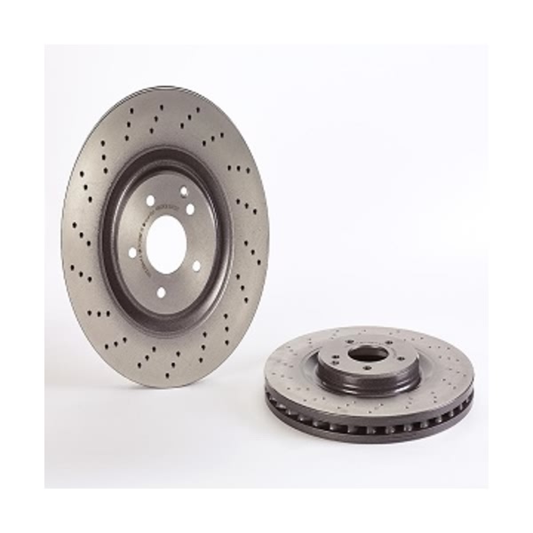 brembo UV Coated Series Drilled Vented Front Brake Rotor 09.A731.11