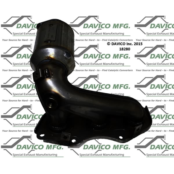 Davico Exhaust Manifold with Integrated Catalytic Converter 18280