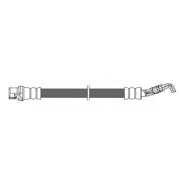 Centric Rear Brake Hose 150.44422
