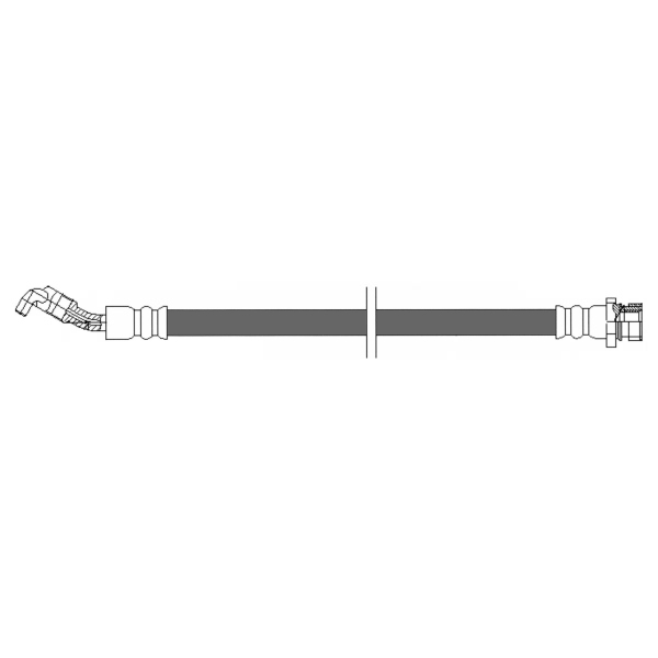 Centric Rear Driver Side Brake Hose 150.51346