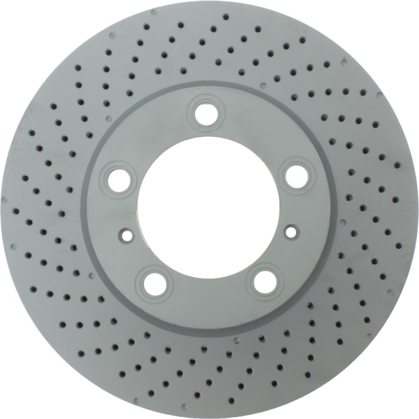 Centric SportStop Drilled 1-Piece Front Driver Side Brake Rotor 128.37088