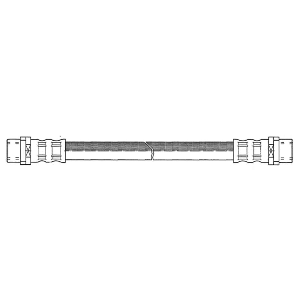 Centric Rear Upper Brake Hose 150.33346