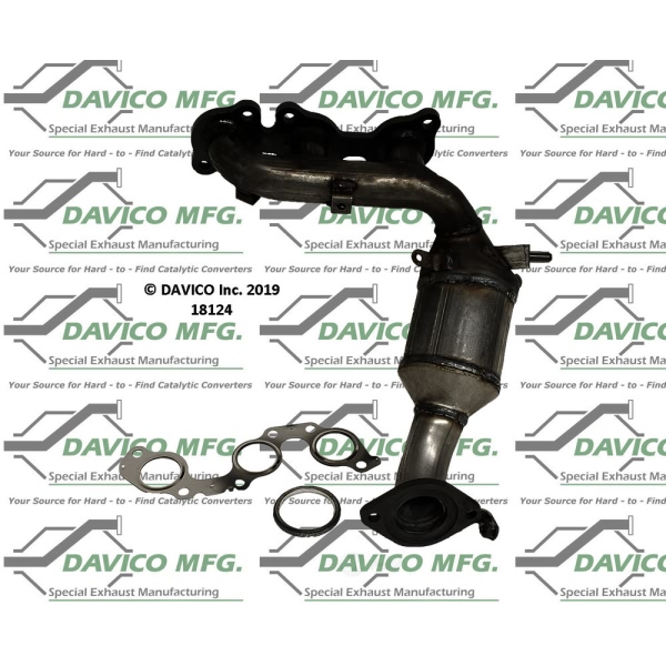 Davico Exhaust Manifold with Integrated Catalytic Converter 18124