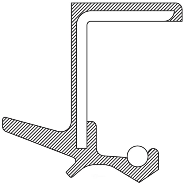 National Rear Transfer Case Output Shaft Seal 710680