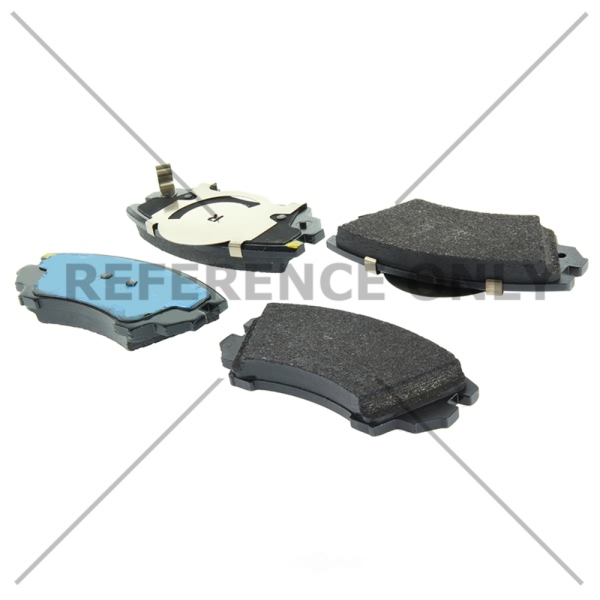 Centric Posi Quiet™ Extended Wear Semi-Metallic Front Disc Brake Pads 106.14040