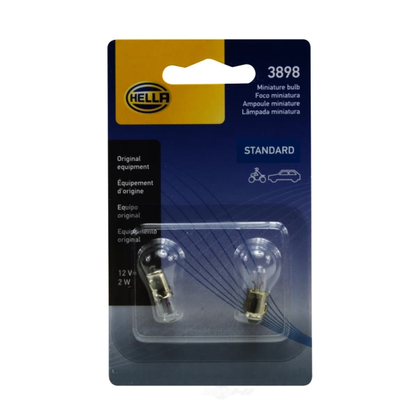 Hella 3898Tb Standard Series Incandescent Miniature Light Bulb 3898TB