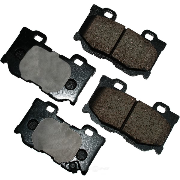 Akebono Pro-ACT™ Ultra-Premium Ceramic Rear Disc Brake Pads ACT1347