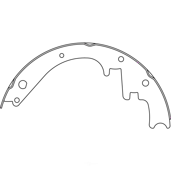 Centric Premium Rear Drum Brake Shoes 111.10360