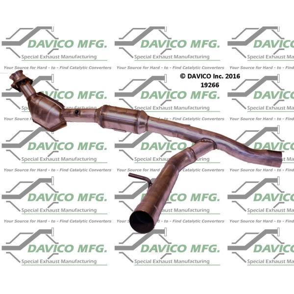Davico Direct Fit Catalytic Converter and Pipe Assembly 19266