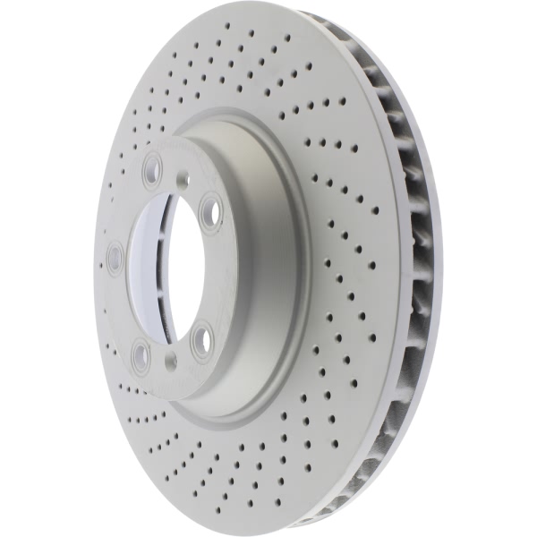 Centric SportStop Drilled 1-Piece Front Driver Side Brake Rotor 128.37050