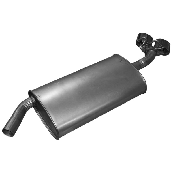 Walker Quiet Flow Driver Side Stainless Steel Oval Aluminized Exhaust Muffler And Pipe Assembly 53474