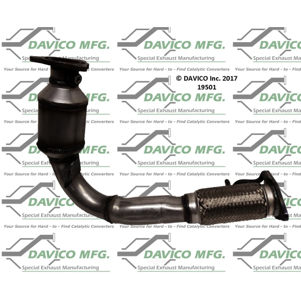 Davico Direct Fit Catalytic Converter and Pipe Assembly 19501