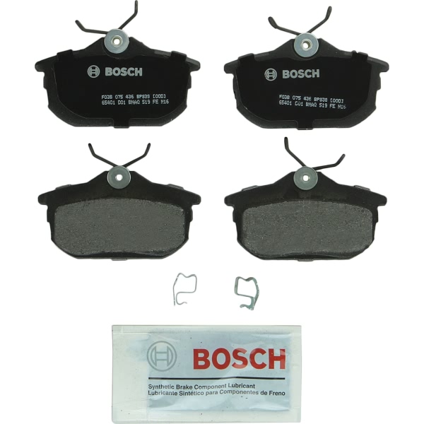 Bosch QuietCast™ Premium Organic Rear Disc Brake Pads BP838