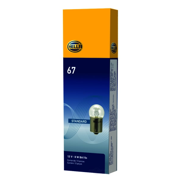 Hella 67 Standard Series Incandescent Miniature Light Bulb 67