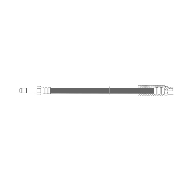 Centric Rear Lower Brake Hose 150.34309