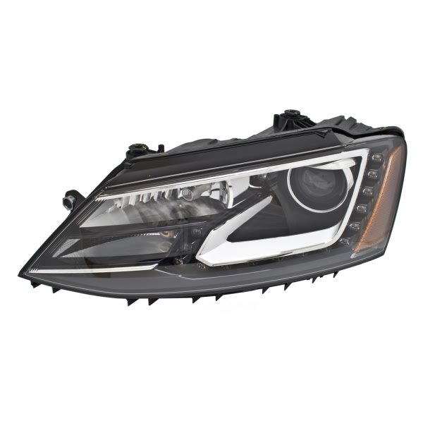 Hella Headlight Assembly - Passenger Side 011192241