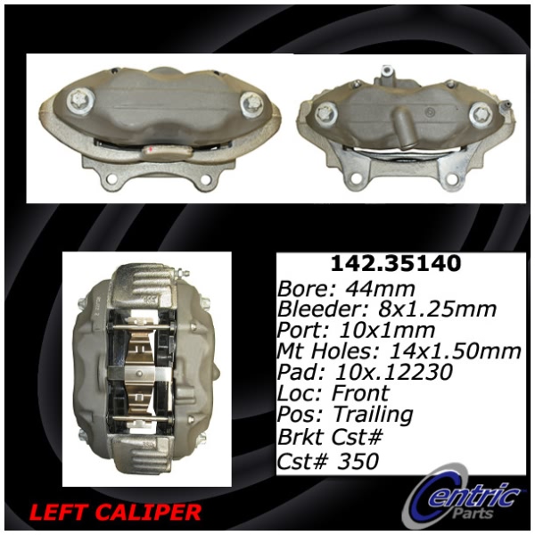 Centric Posi Quiet™ Loaded Caliper 142.35140