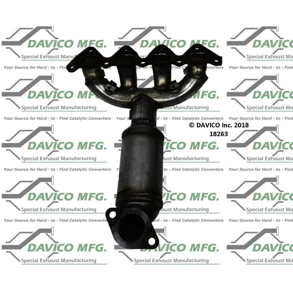 Davico Exhaust Manifold with Integrated Catalytic Converter 18263