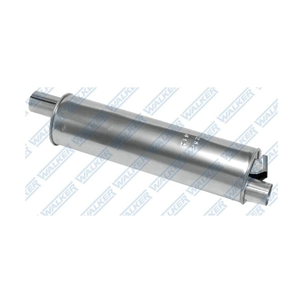 Walker Soundfx Steel Round Direct Fit Aluminized Exhaust Muffler 18253