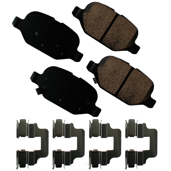 Akebono EURO™ Ultra-Premium Ceramic Rear Disc Brake Pads EUR1569