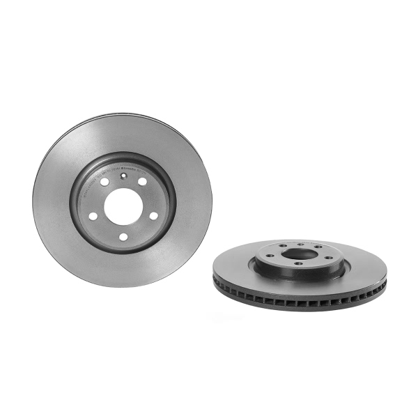 brembo UV Coated Series Vented Front Brake Rotor 09.B972.11