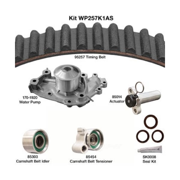 Dayco Timing Belt Kit With Water Pump WP257K1AS