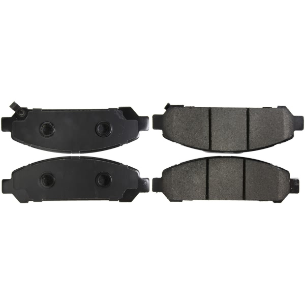 Centric Posi Quiet™ Extended Wear Semi-Metallic Front Disc Brake Pads 106.14010