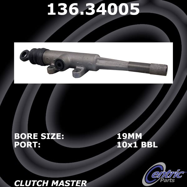 Centric Premium Clutch Master Cylinder 136.34005