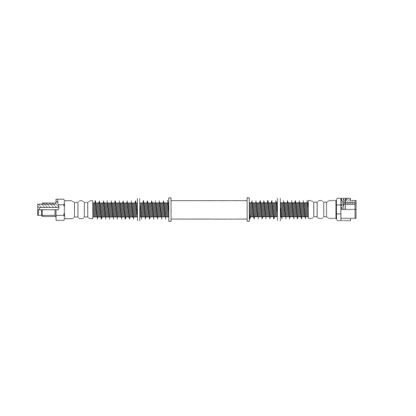 Centric Front Brake Hose 150.35027