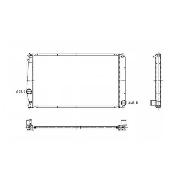 TYC Engine Coolant Radiator 2891