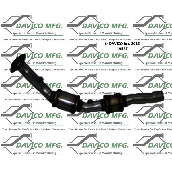 Davico Direct Fit Catalytic Converter and Pipe Assembly 19527