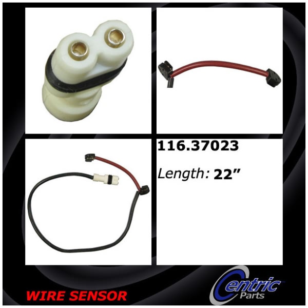 Centric Rear Brake Pad Sensor 116.37023