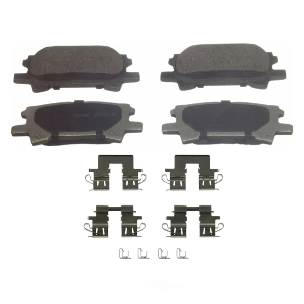 Wagner Thermoquiet Ceramic Rear Disc Brake Pads PD996