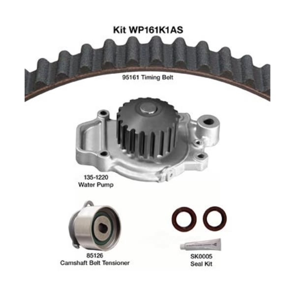 Dayco Timing Belt Kit With Water Pump WP161K1AS