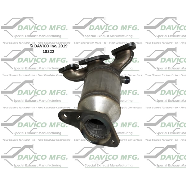 Davico Exhaust Manifold with Integrated Catalytic Converter 18322