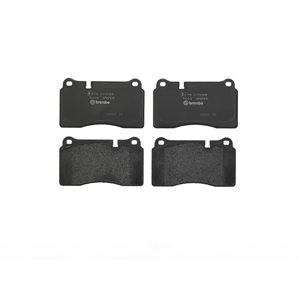 brembo Premium Low-Met OE Equivalent Front Brake Pads P44018