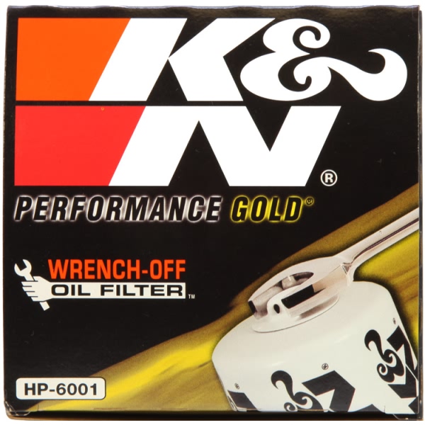 K&N Performance Gold™ Wrench-Off Oil Filter HP-6001