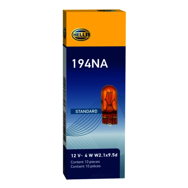 Hella 194Na Standard Series Incandescent Miniature Light Bulb 194NA