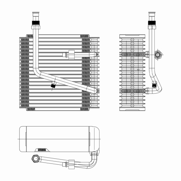 TYC TYC A/C Evaporator Core 97247