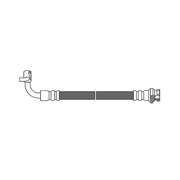 Centric Rear Passenger Side Brake Hose 150.42413