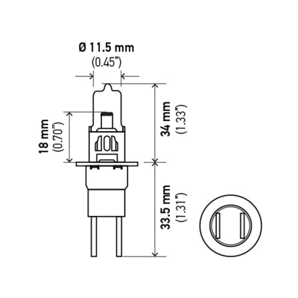 Hella H3C Design Series Halogen Light Bulb H71071332