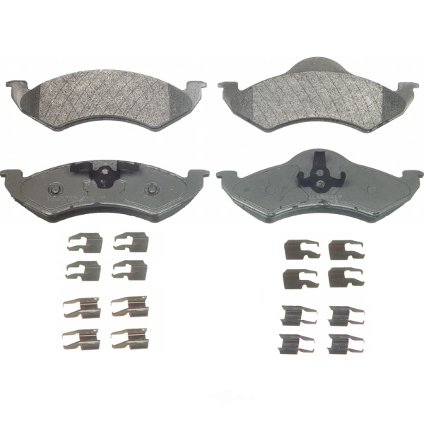 Wagner ThermoQuiet Semi-Metallic Disc Brake Pad Set MX820